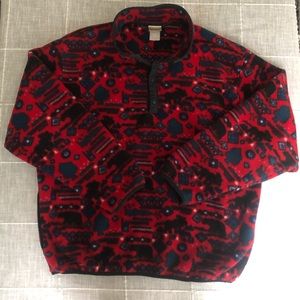 Vintage LL Bean Fleece Pull over XL